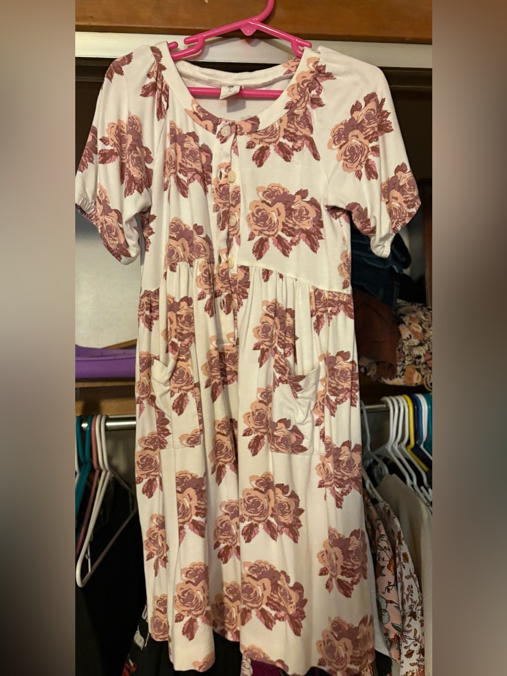 kate quinn girls size 6 year roses dress